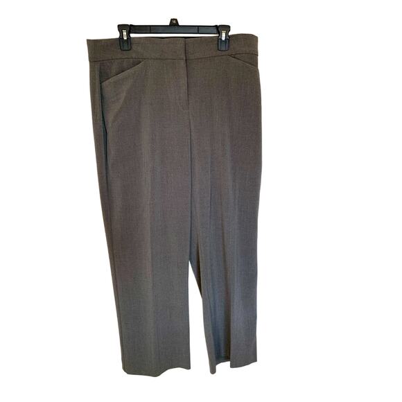 Briggs grey pants trousers women's 16 short NWT - Picture 1 of 11